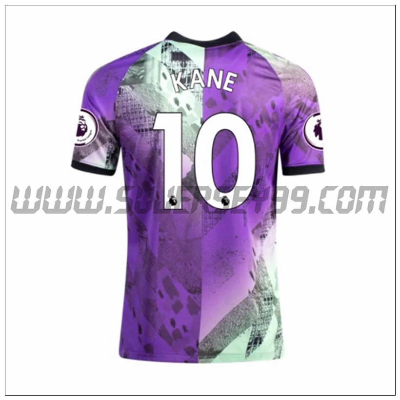 Segunda Camiseta Futbol Tottenham Hotspur Harry Kane 10 2021 2022