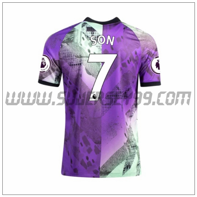 Segunda Camiseta Futbol Tottenham Hotspur Son Heung-Min 7 2021 2022