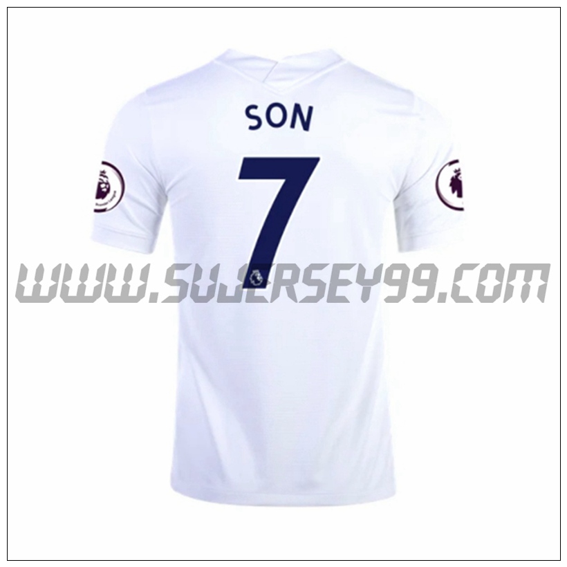 Primera Camiseta Futbol Tottenham Hotspur Son Heung-Min 7 2021 2022