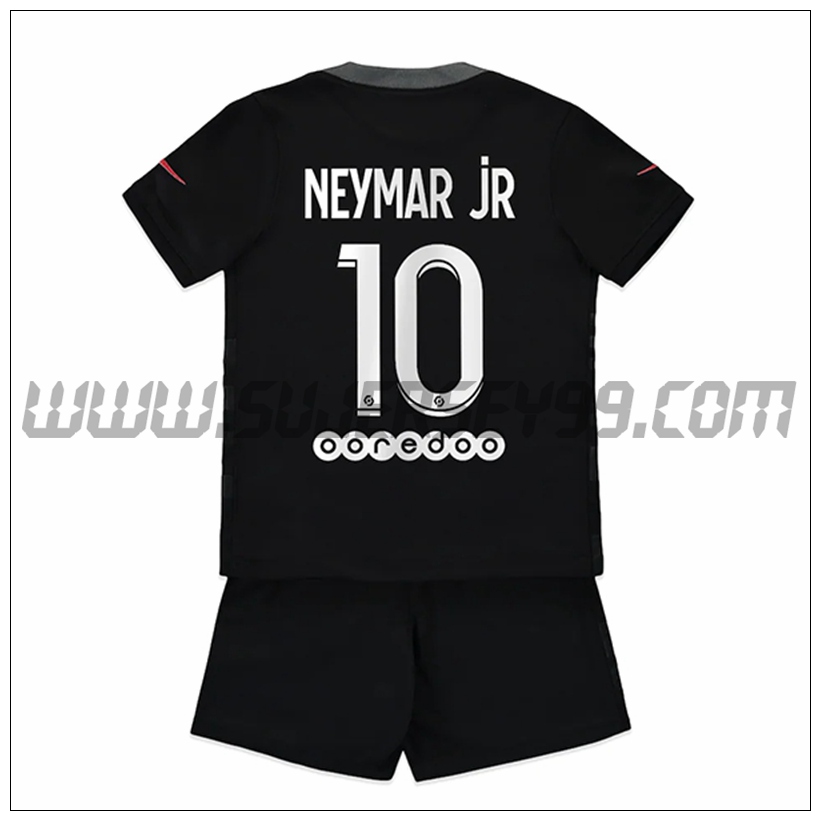 Tercera Equipacion del PSG Jordan Neymar Jr 10 Ninos 2021 2022