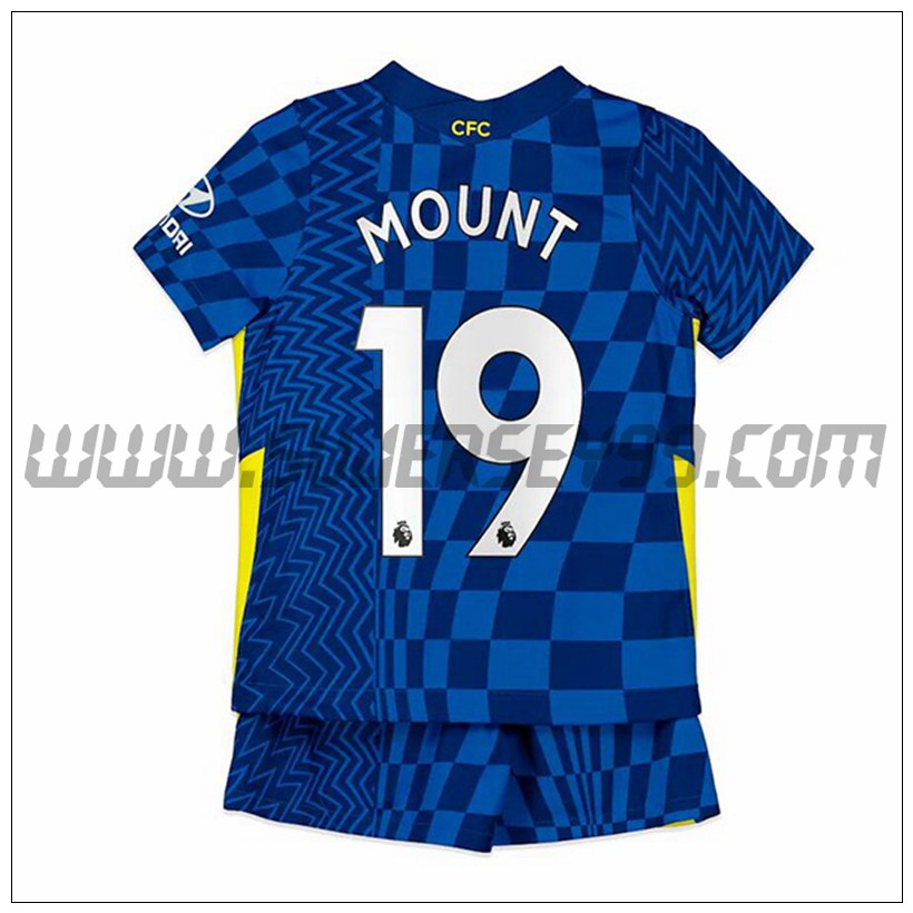 Primera Equipacion del FC Chelsea Mount 19 Ninos 2021 2022