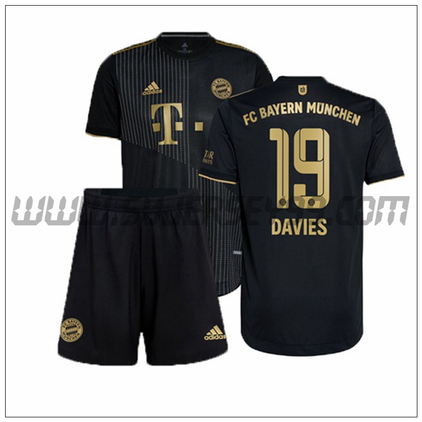 Segunda Equipacion del Bayern Munich Davies 19 Ninos 2021 2022