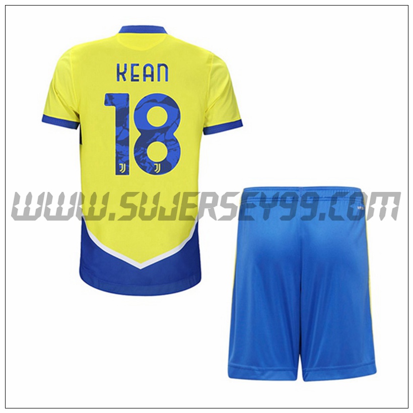 Tercera Equipacion del Juventus KEAN 18 Ninos 2021 2022