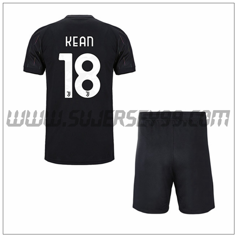 Segunda Equipacion del Juventus KEAN 18 Ninos 2021 2022