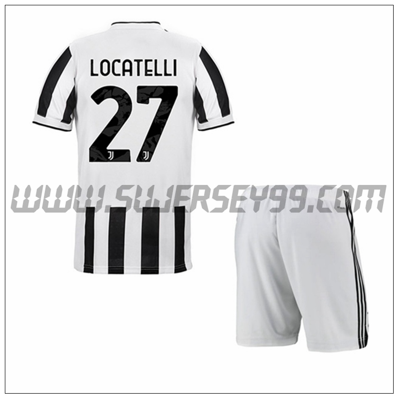 Primera Equipacion del Juventus LOCATELLI 27 Ninos 2021 2022