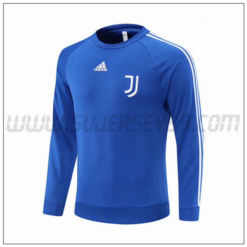 Sudadera Entrenamiento Juventus Azul Blanco 2021 2022