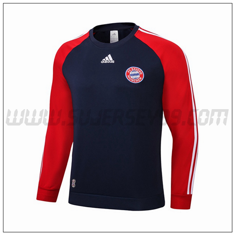 Sudadera Entrenamiento Bayern Munich Negro Rojo 2021 2022