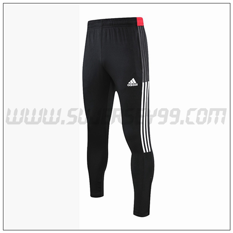 Pantalones Entrenamiento FC Arsenal Negro Blanco Rojo 2021 2022