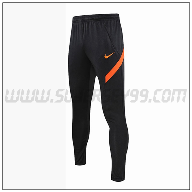 Pantalones Entrenamiento FC Chelsea Negro Naranja 2021 2022