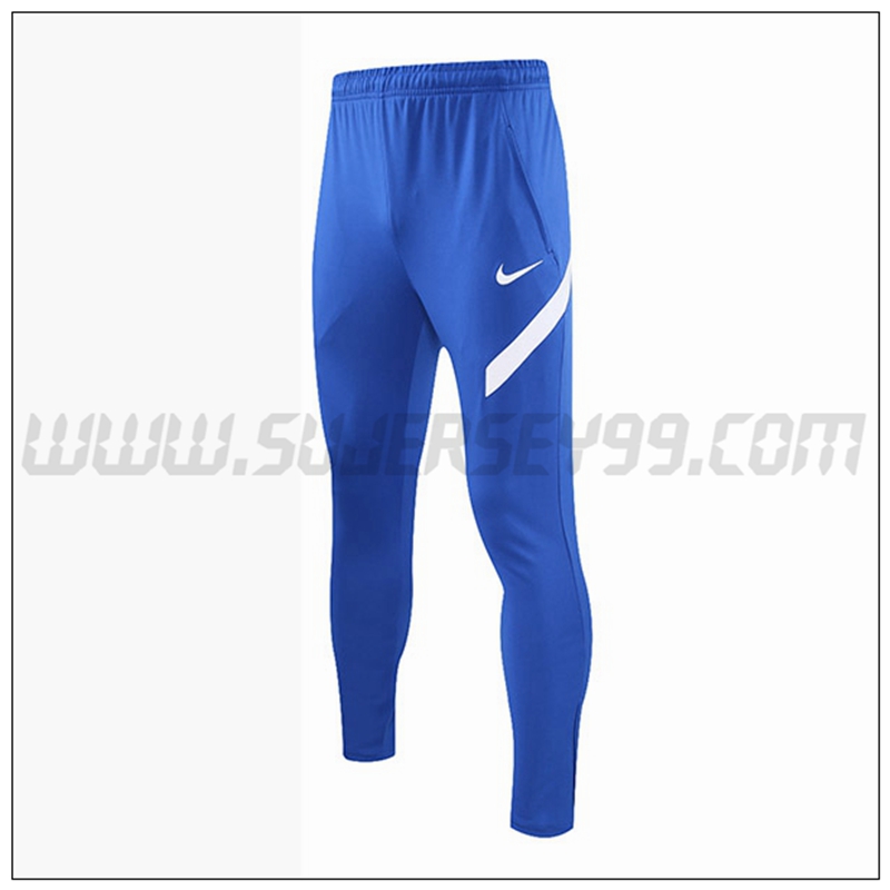 Pantalones Entrenamiento FC Barcelona Blanco Azul 2021 2022