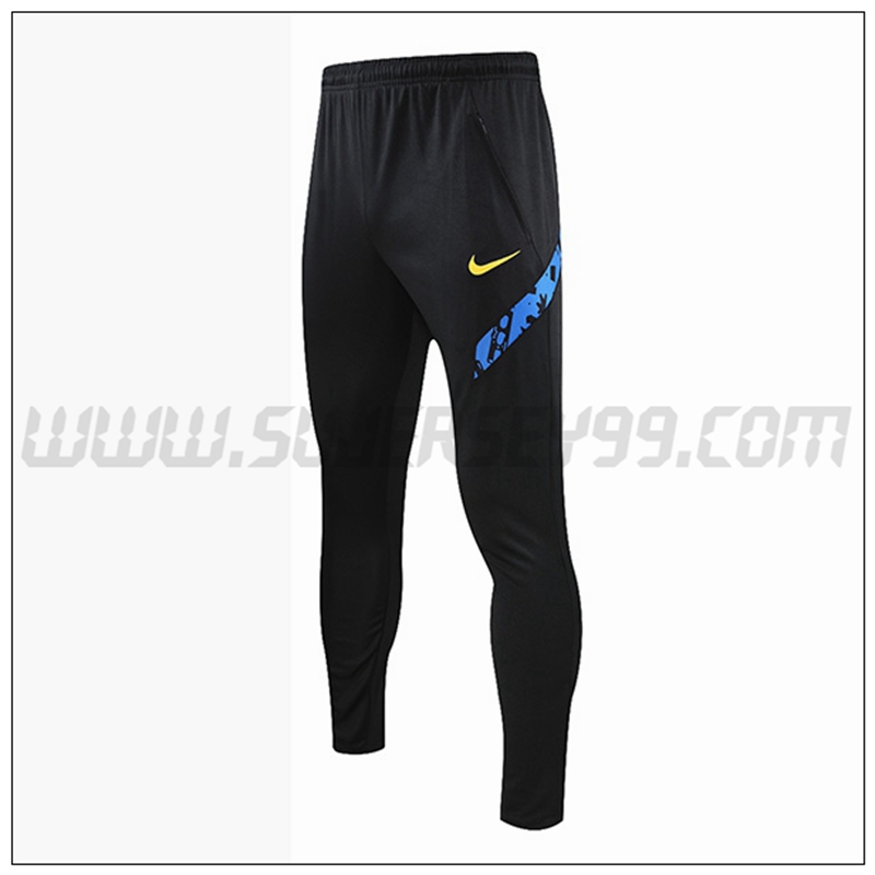 Pantalones Entrenamiento FC Barcelona Negro Azul 2021 2022 -01