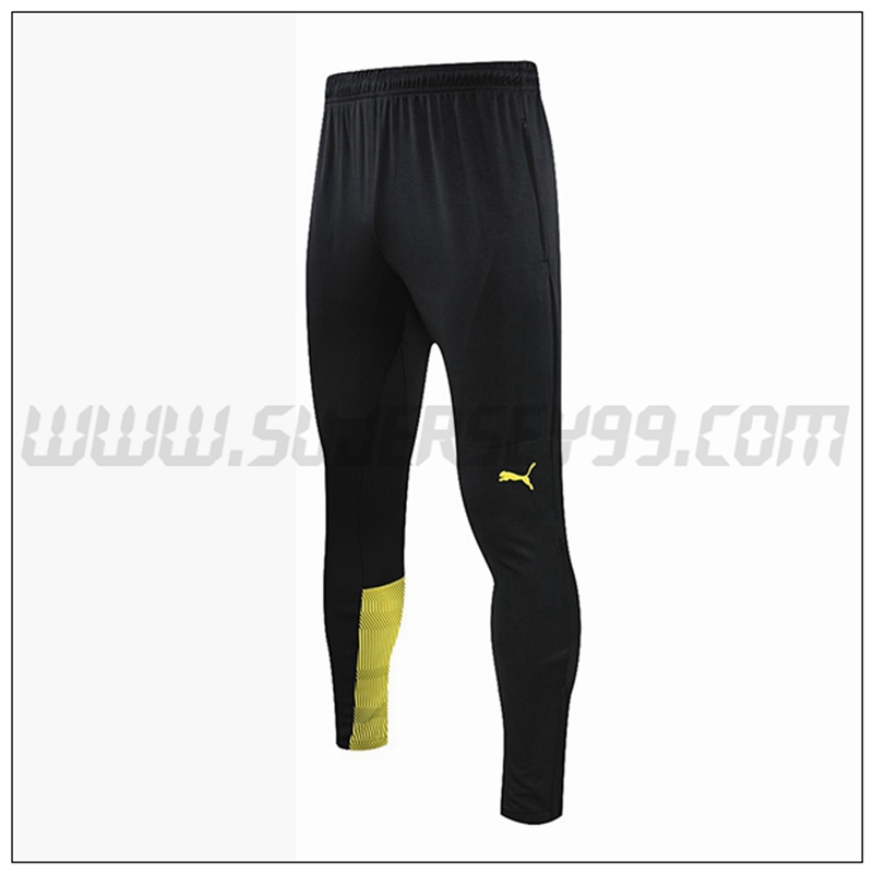 Pantalones Entrenamiento Dortmund BVB Negro Amarillo 2021 2022 -03