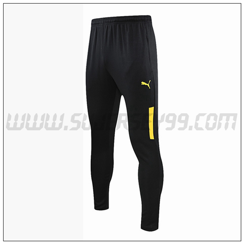 Pantalones Entrenamiento Dortmund BVB Negro Amarillo 2021 2022 -04