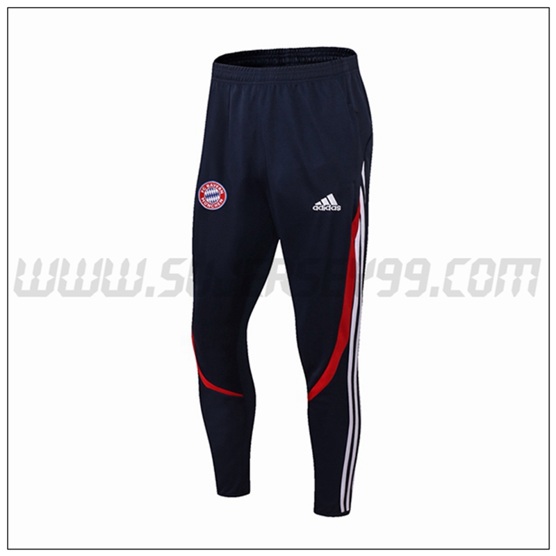 Pantalones Entrenamiento Bayern Munich Rojo Negro Blanco 2021 2022