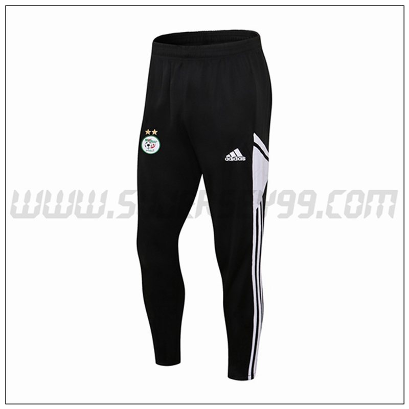 Pantalones Entrenamiento Argelia Negro Blanco 2021 2022