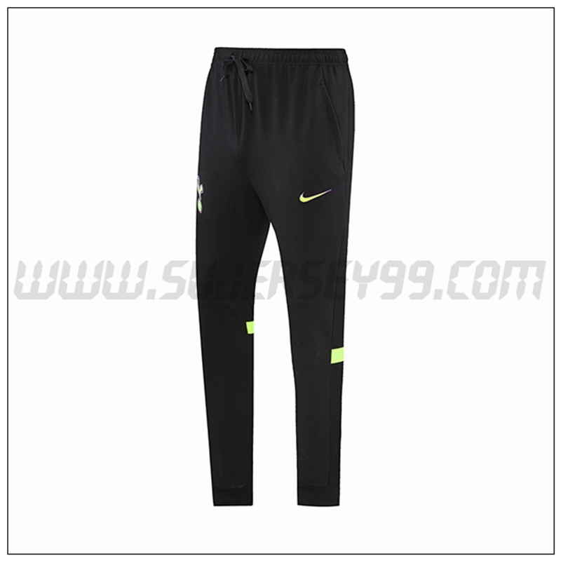 Pantalones Entrenamiento Tottenham Hotspur Negro Verde 2021 2022