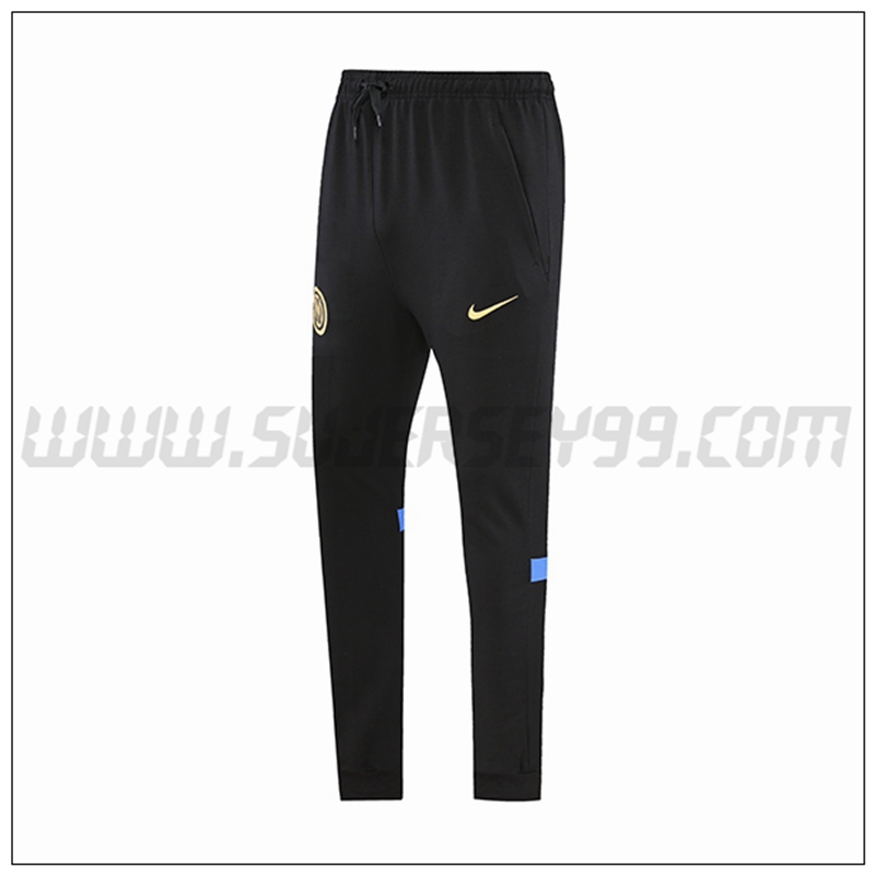 Pantalones Entrenamiento Inter Milan Negro Azul 2021 2022