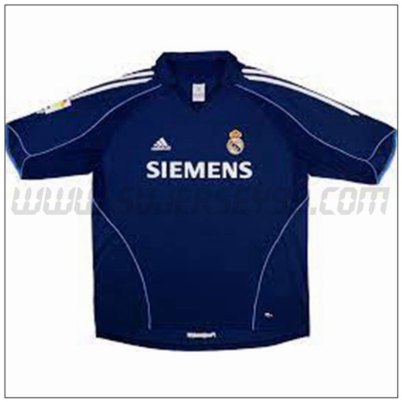 Segunda Camiseta Futbol Real Madrid Retro 2005/2006