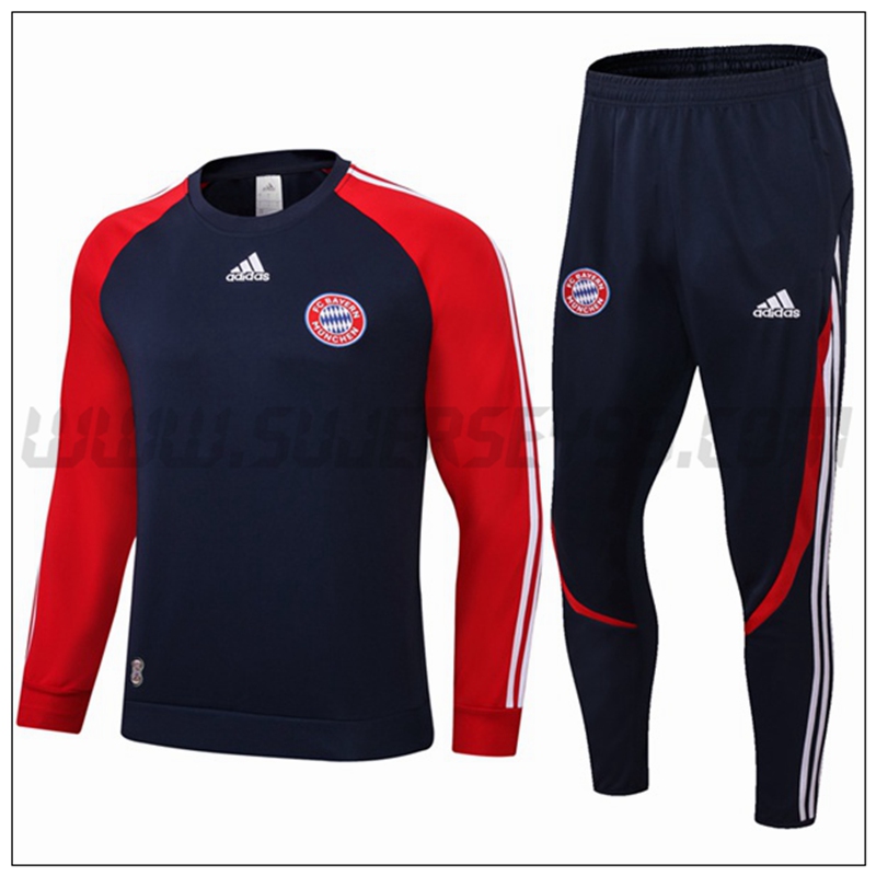 Chandal del Bayern Munich Negro Rojo 2021 2022