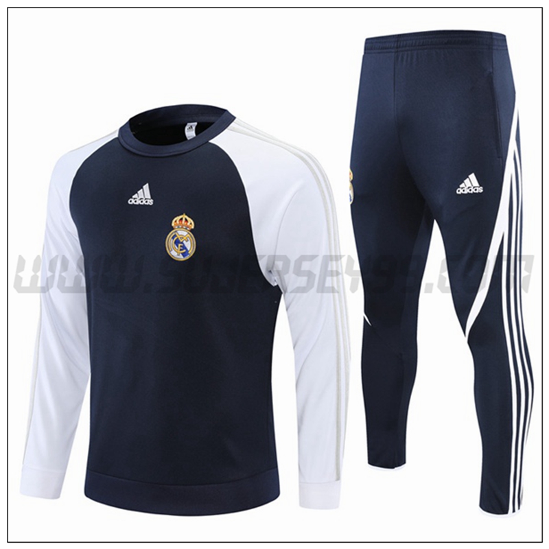 Chandal del Real Madrid Azul Marino Blanco 2021 2022