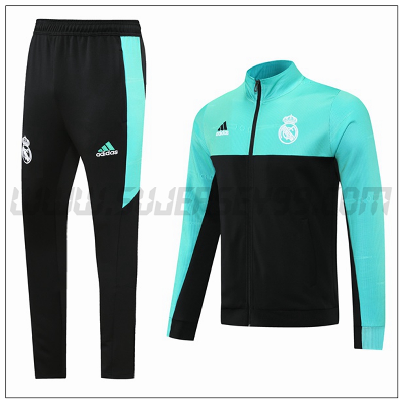 Chaqueta Chandal del Real Madrid Verde Negro 2021 2022