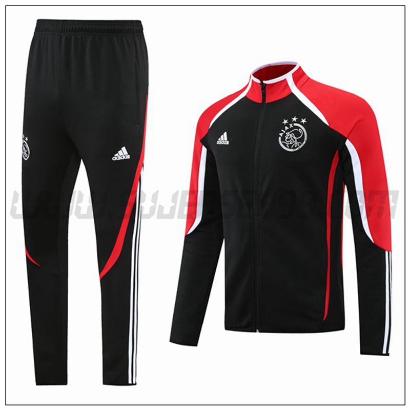 Chaqueta Chandal del AFC Ajax Rojo Negro 2021 2022