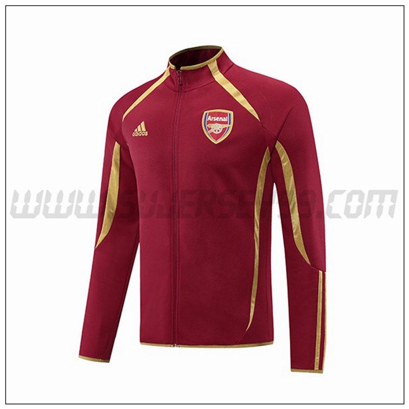 Chaqueta Futbol FC Arsenal Rojo Amarillo 2021 2022