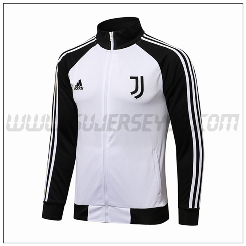 Chaqueta Futbol Juventus Blanco Negro 2021 2022