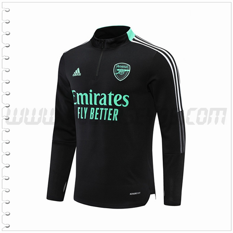 Sudadera Entrenamiento FC Arsenal Negro 2021 2022