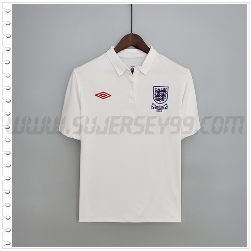 Primera Camiseta Futbol Inglaterra Retro 2010