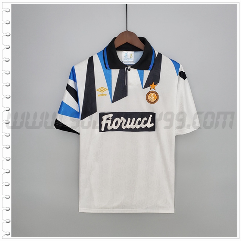 Segunda Camiseta Futbol Inter Milan Retro 1992/1993