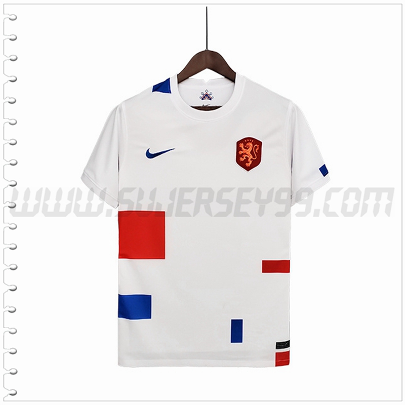 Segunda Camiseta Equipo Paises Bajos 2022 2023