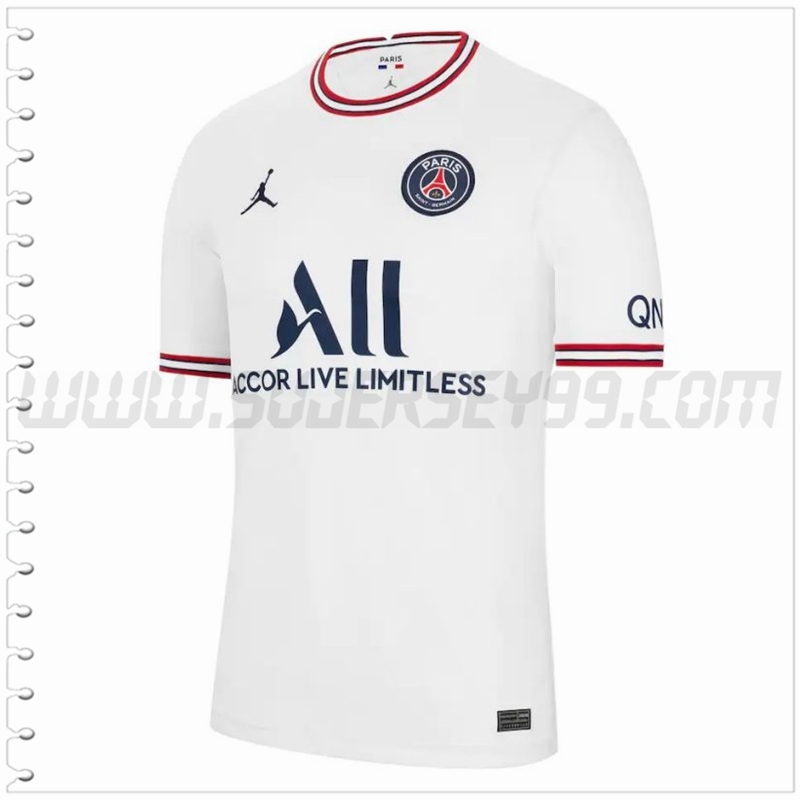 Camiseta Futbol Jordan PSG Cuarto 2021 2022