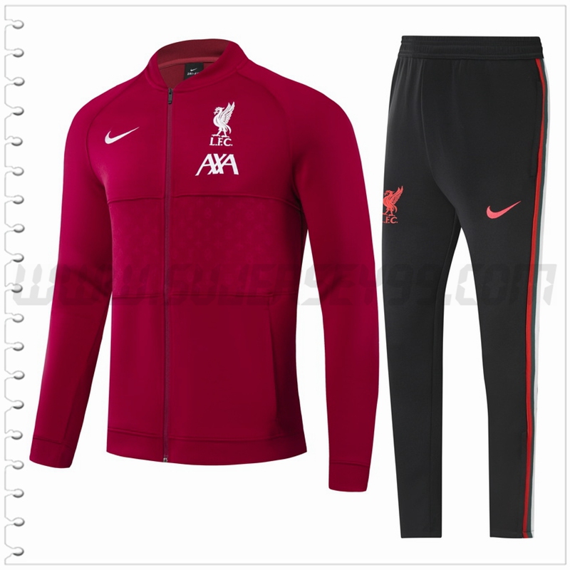 Chaqueta Chandal del FC Liverpool Ninos Rojo 2021 2022