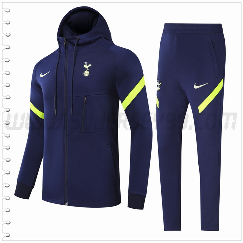 Chaqueta con Capucha Chandal del Tottenham Hotspur Ninos Azul Marino 2021 2022