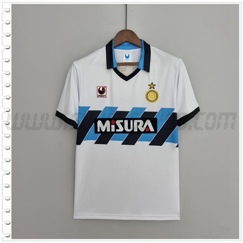 Segunda Camiseta Futbol Inter Milan Retro 1990/1991