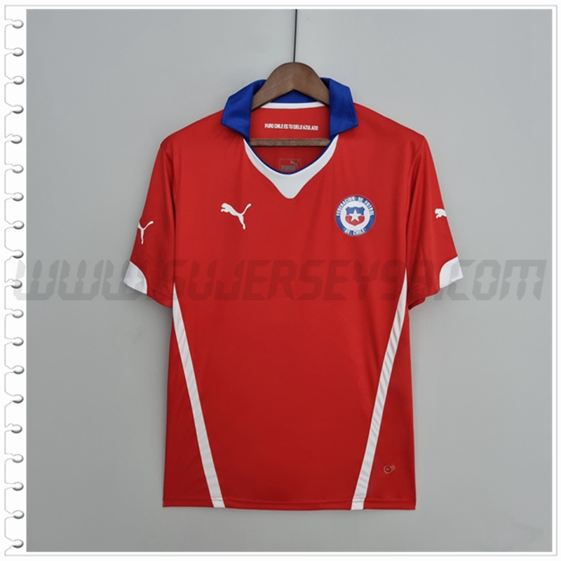 Primera Camiseta Futbol Chile Retro 2014