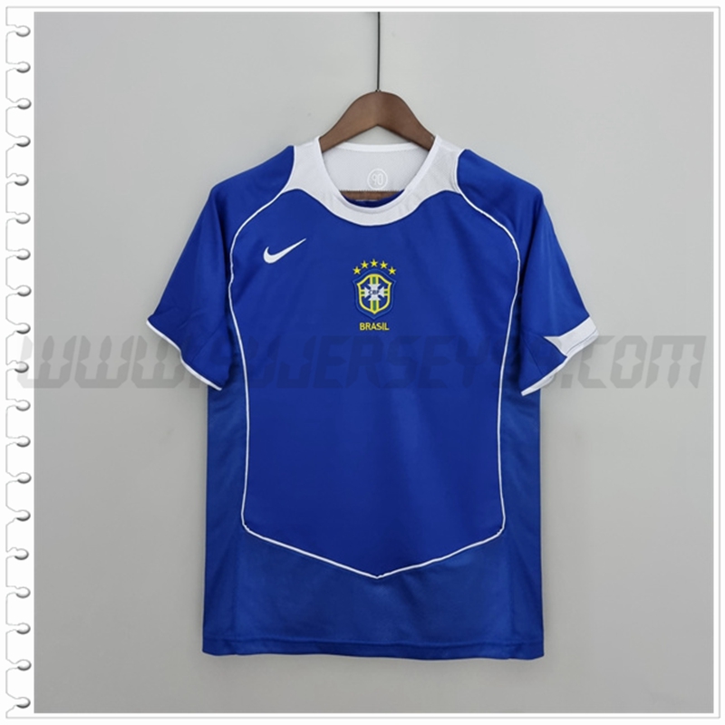 Segunda Camiseta Futbol Brasil Retro 2004/2006