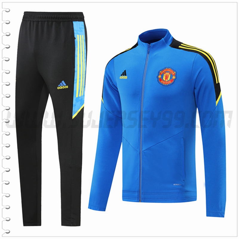 Chaqueta Chandal del Manchester United Azul 2022 2023