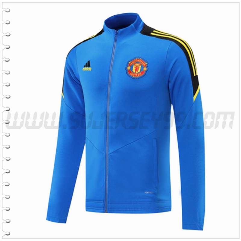 Chaqueta Futbol Manchester United Azul 2022 2023