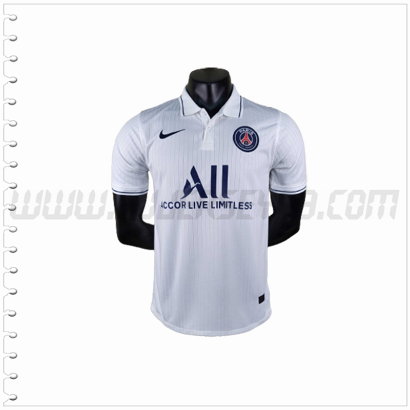 Camiseta Futbol PSG Blanco Version filtrada 2022 2023