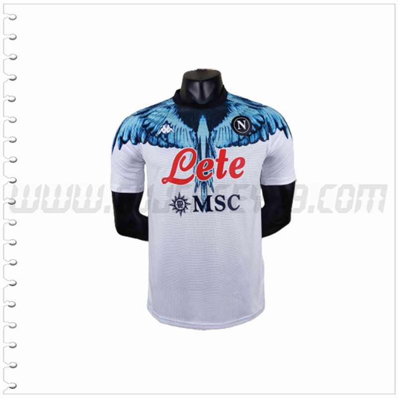 Camiseta Futbol SSC Napoles Blanco Version Especial 2022 2023