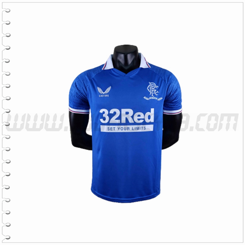 Primera Camiseta Futbol Rangers 2022 2023