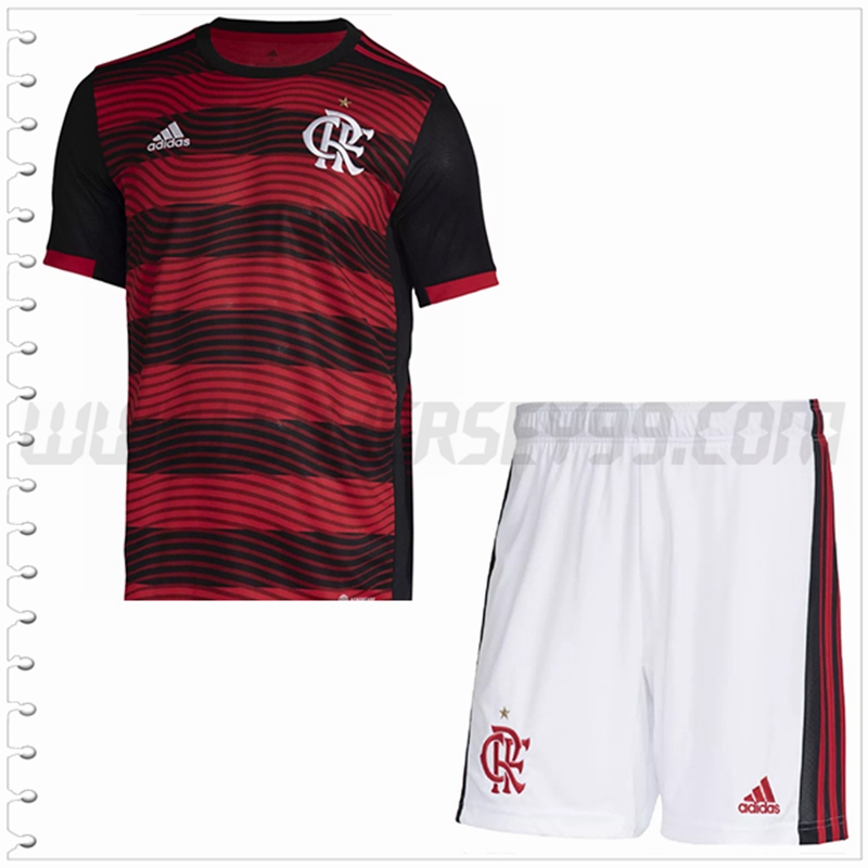Primera Equipacion del Flamengo Ninos 2022 2023