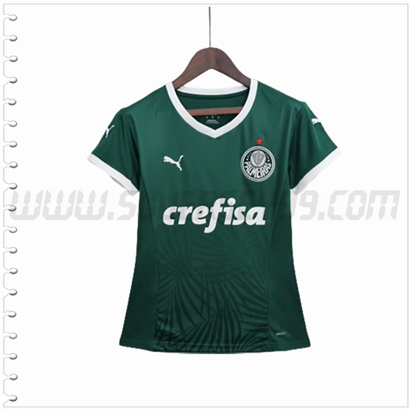 Primera Camiseta Futbol Palmeiras Mujer 2022 2023