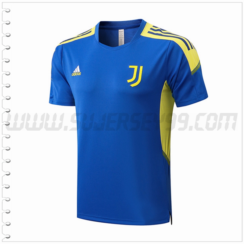 Camiseta Entrenamiento Juventus Azul Amarillo 2022 2023