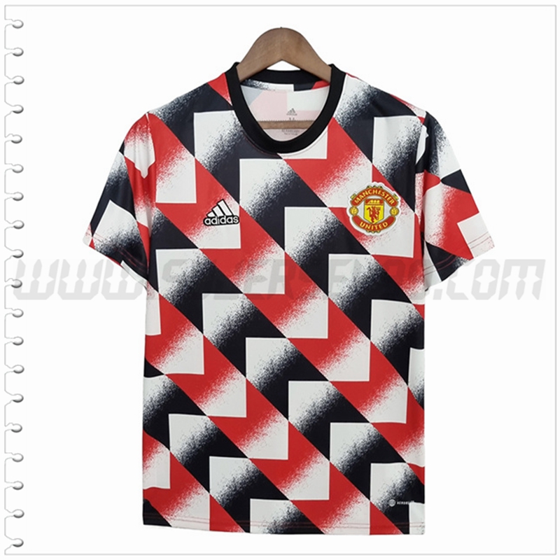 Camiseta Entrenamiento Manchester United Patrón geométrico 2022 2023