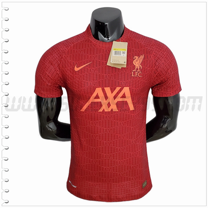 Camiseta Entrenamiento FC Liverpool Rojo 2022 2023