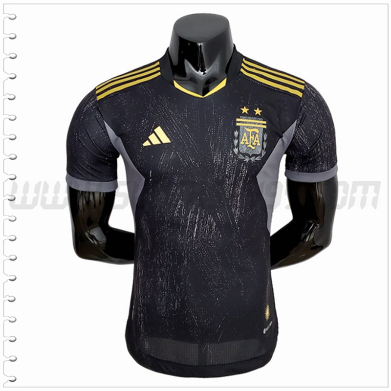 Camiseta Equipo Argentina Negro Version del jugador 2022 2023