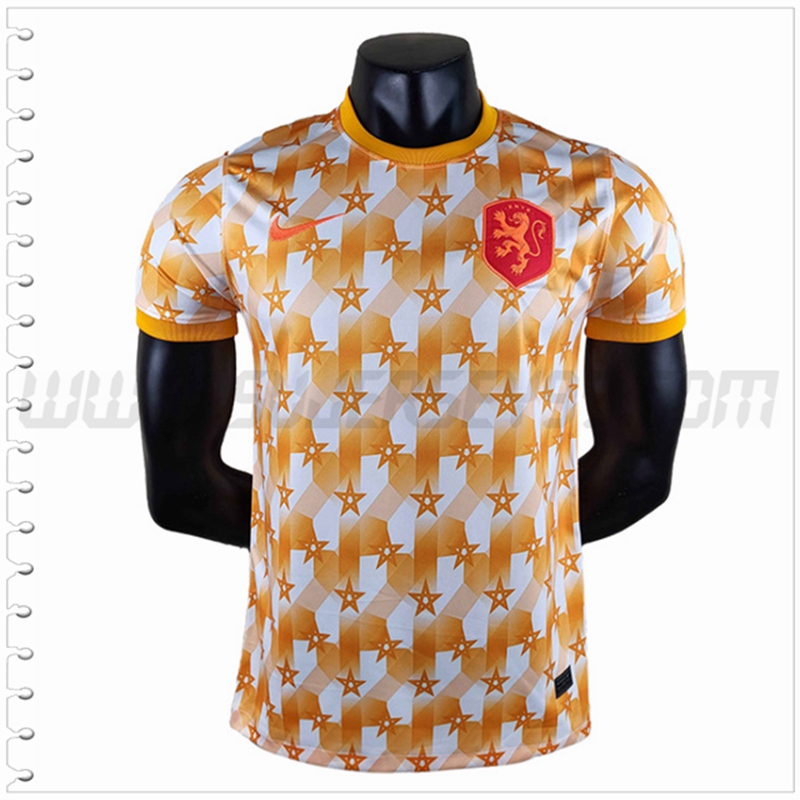 Camiseta Equipo Paises Bajos Naranja 2022 2023